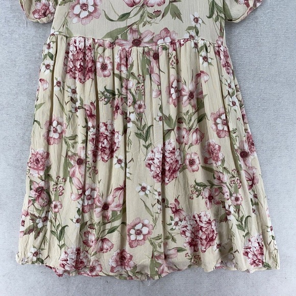 Lara Prairie Dress Women Large Cottegecore Floral Midi Button Rayon Southwestern - Picture 9 of 14